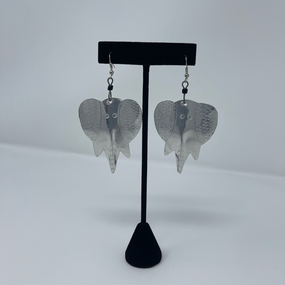 Boho Styled Elephant Earrings.
